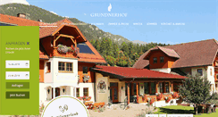 Desktop Screenshot of grundnerhof.at